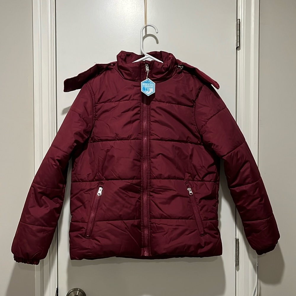 Whales tail burgundy jacket